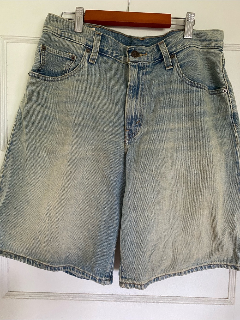 Levis denim baggy dad jorts